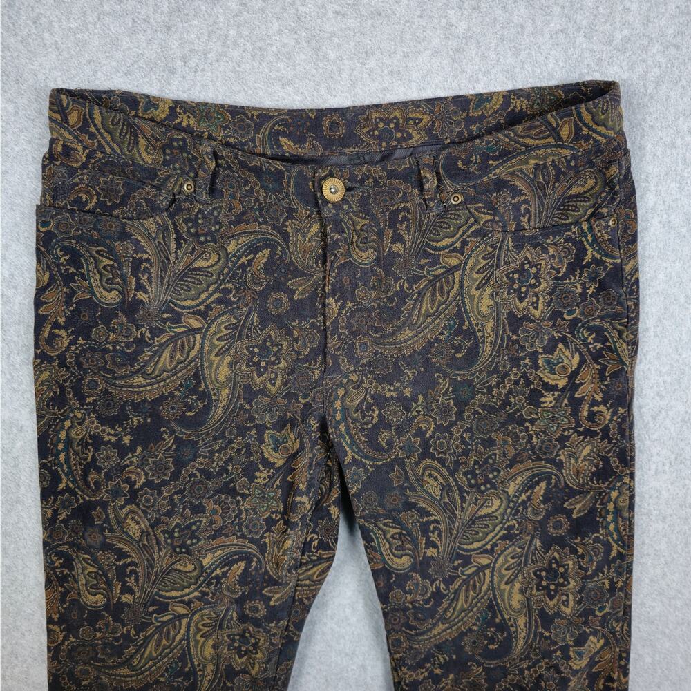Journal Standard L'essage (Size 40) US Large 8/10 Brown Paisley Pants - Picture 3 of 16